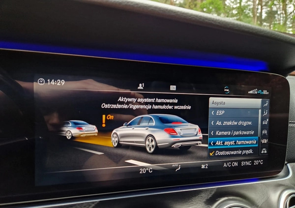 Mercedes-Benz Klasa E cena 149900 przebieg: 103000, rok produkcji 2019 z Włocławek małe 742